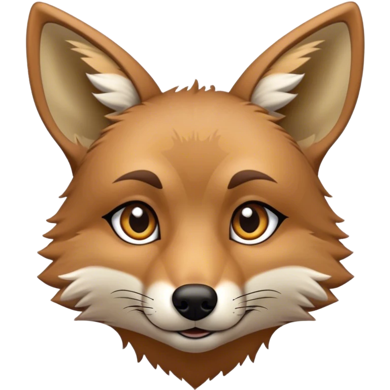 Starry-eyed Coyote  emoji