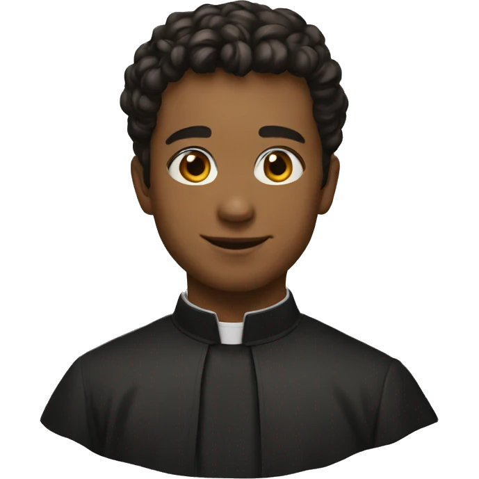 young priest emoji