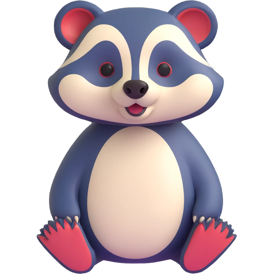 A sweet badger emoji