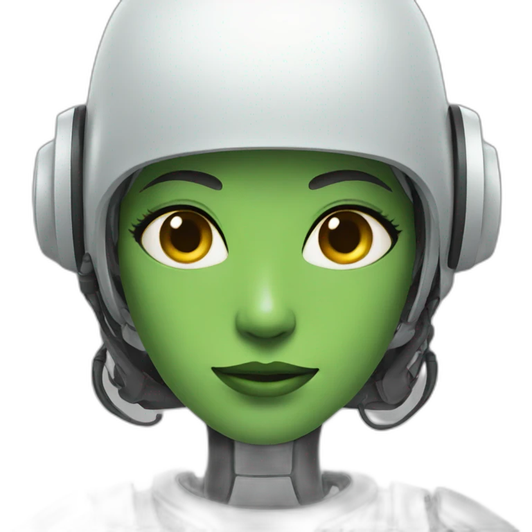 Female Robot emoji