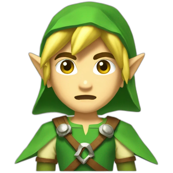 Link from the legend of zelda cdi emoji
