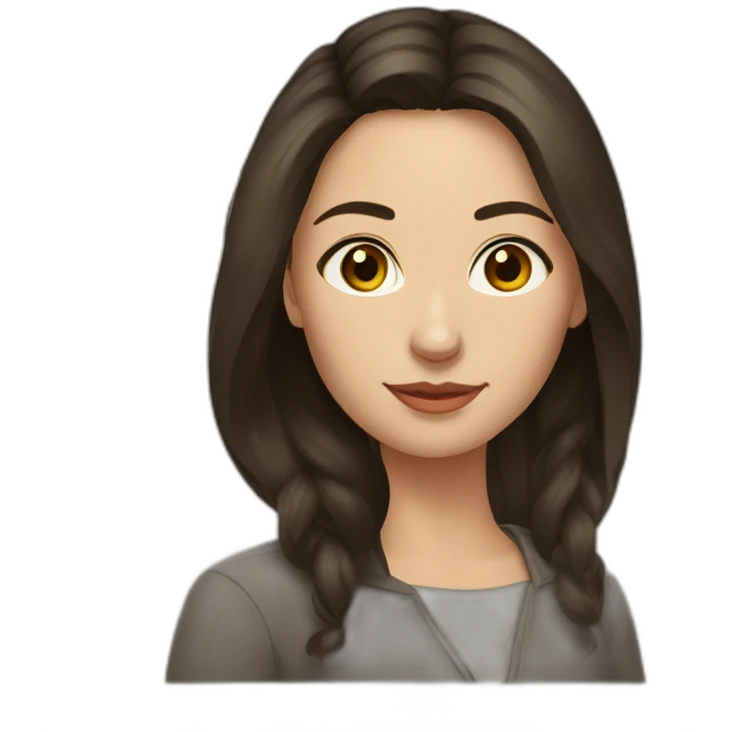 russian brunette woman emoji