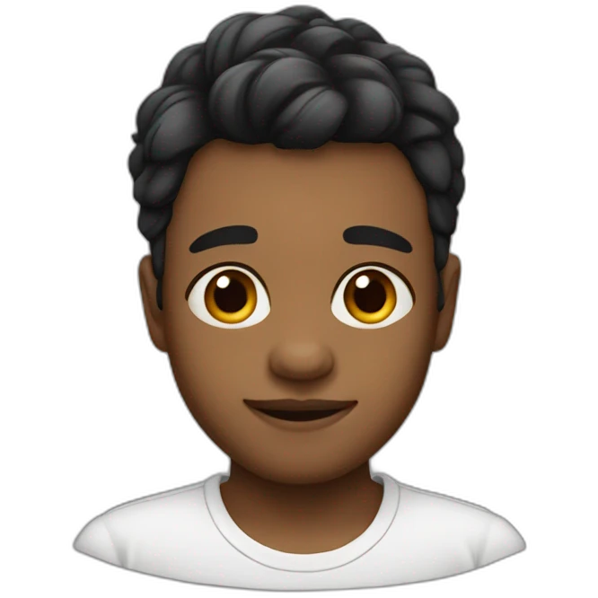 He was born with short, dark hair  emoji
