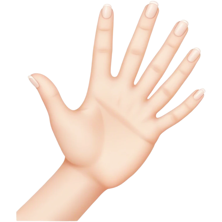 Hand holding emoji