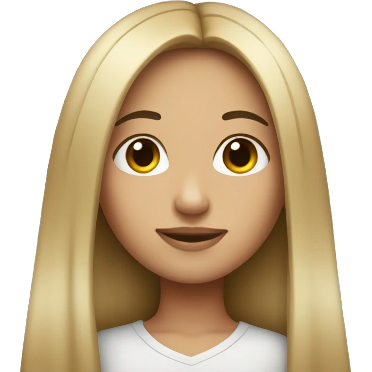 girl with long black straight hair emoji