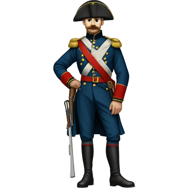 soldier in the Crimean War in full height emoji