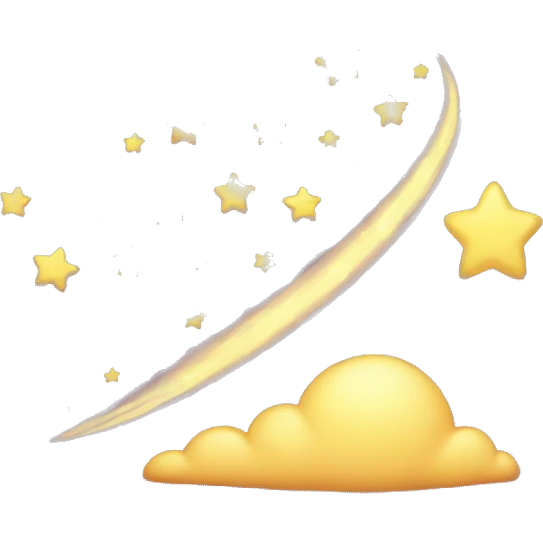 shooting star emoji emoji