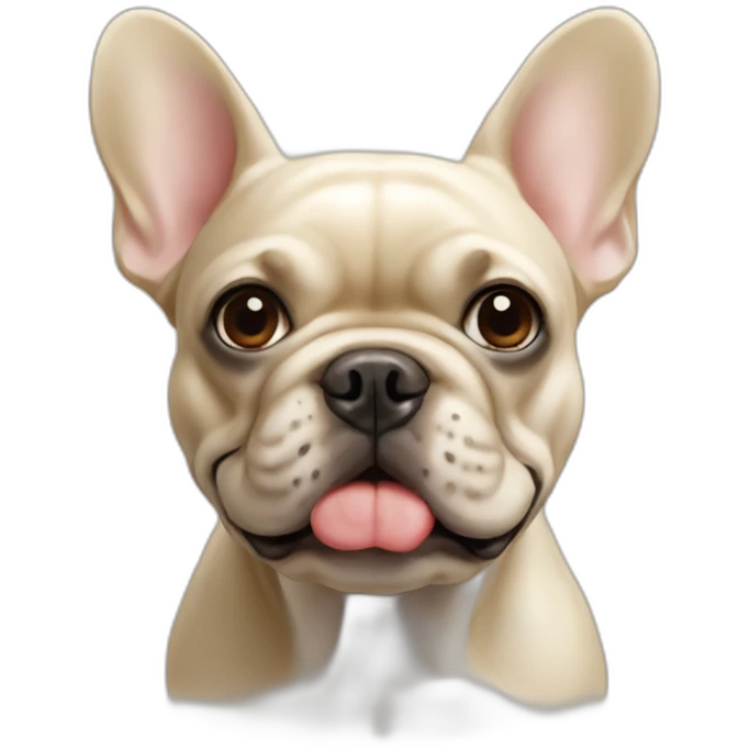 beige-french-bulldog emoji