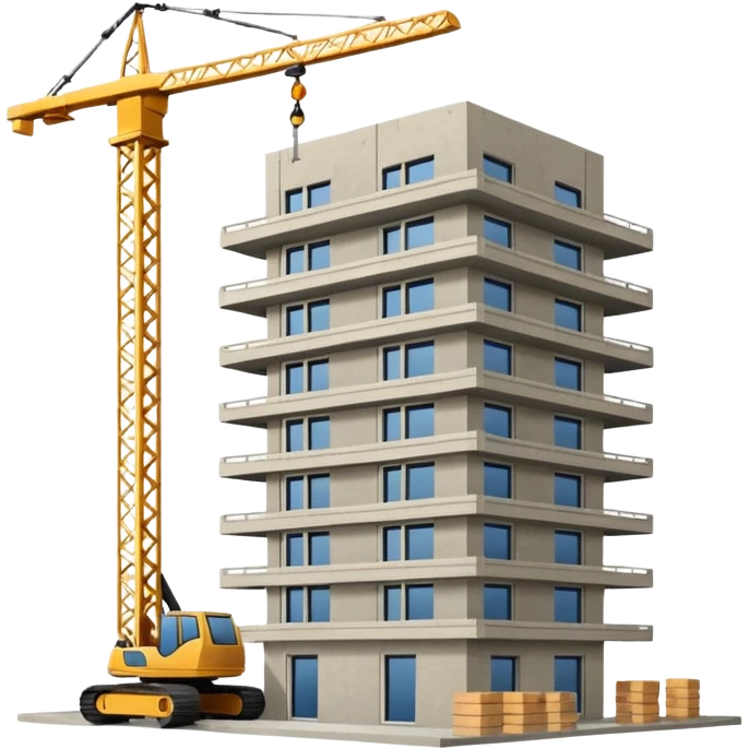 immeuble en construction emoji