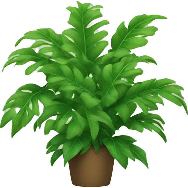 Birds paradise plant with more leaves emoji