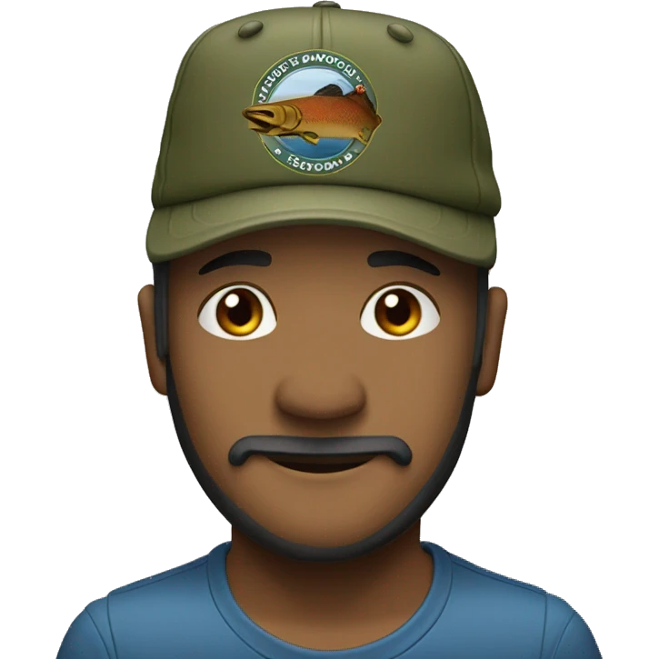 Chinook with a hat emoji