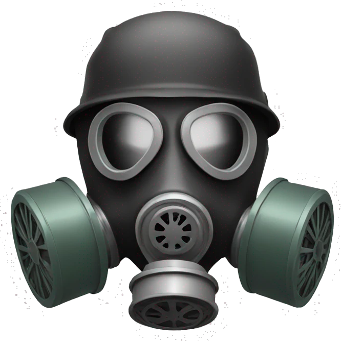 gas mask emoji