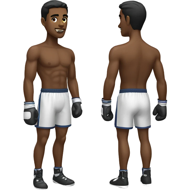 Male boxer shorts model emoji