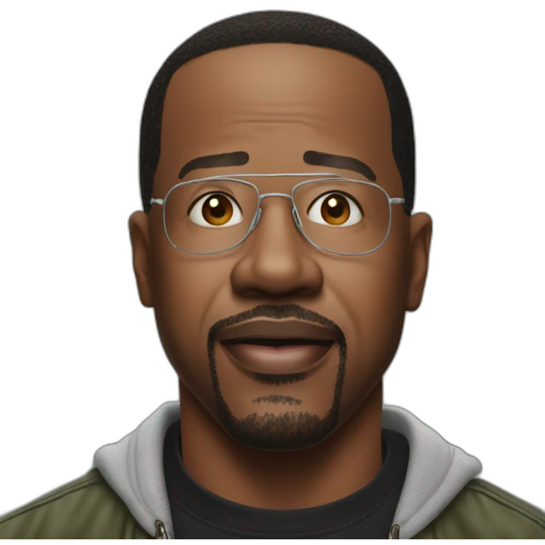 actor martin lawrence hyper realistic emoji