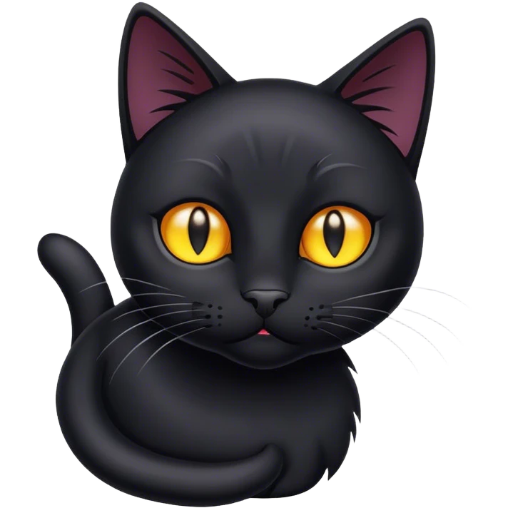 black cat emoji