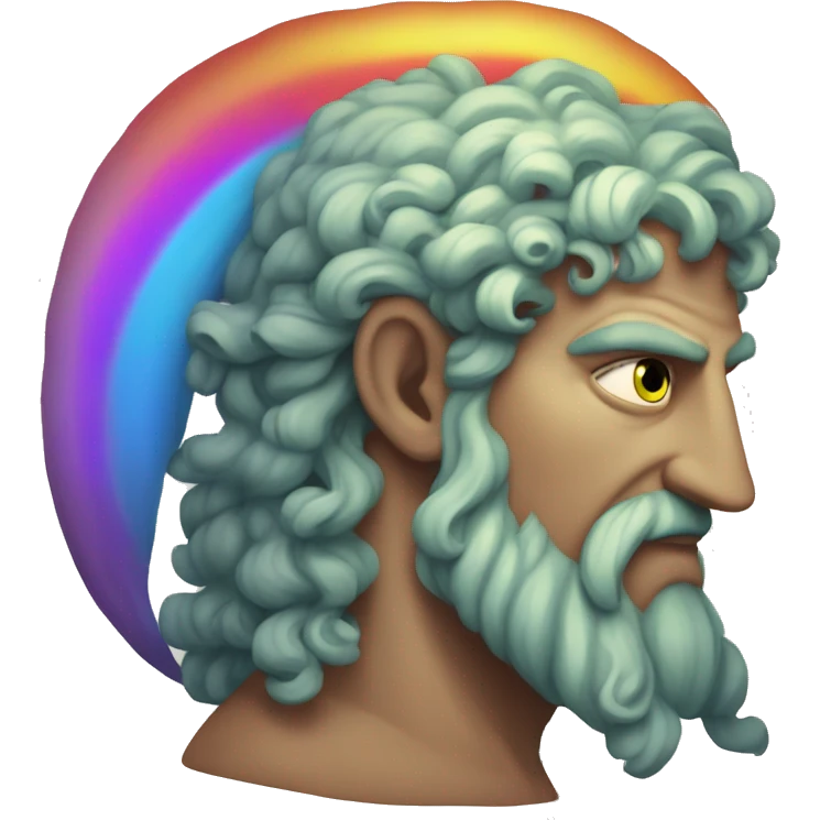 Rainbow  god of Greece mithology emoji