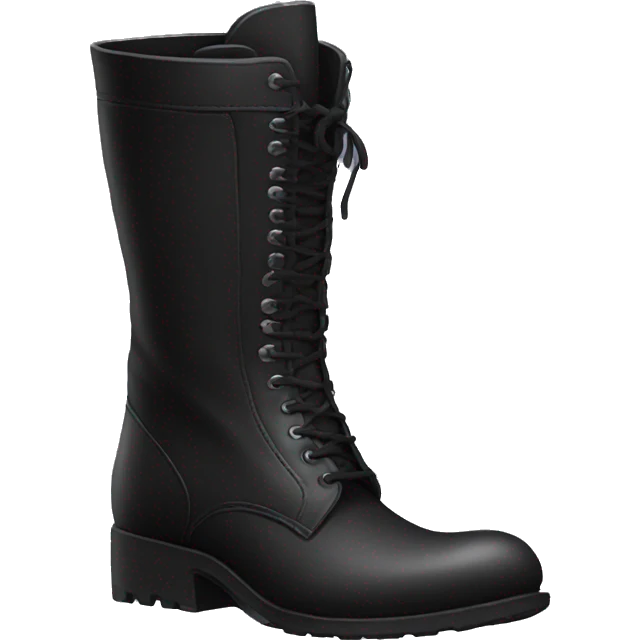 Black boots emoji