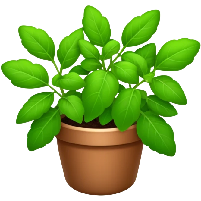 Cinematic Realistic Oregano Emoji, Bold and aromatic, with dark green leaves that radiate flavor and warmth. The plant’s rounded leaves create a lush, hearty growth, while the distinct scent invites comfort and coziness. Soft glowing outline, capturing the essence of bold flavor and herbal richness in a sprig of oregano! emoji
