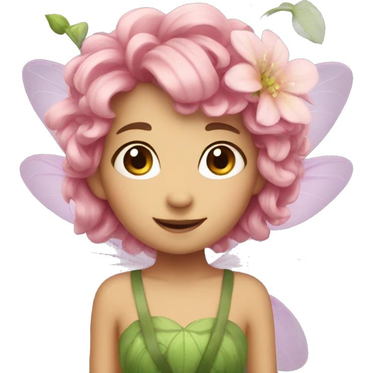 Flower fairy emoji
