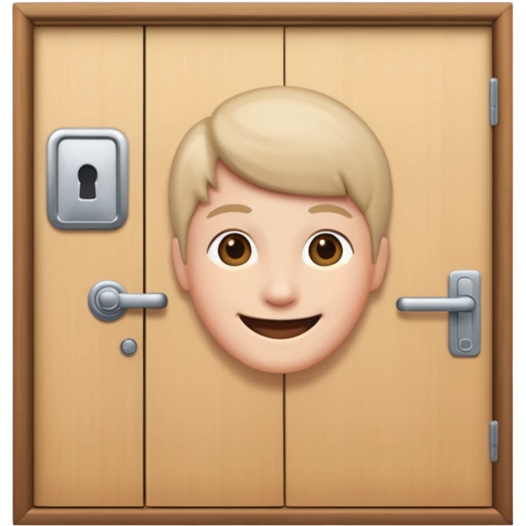Door with person emoji