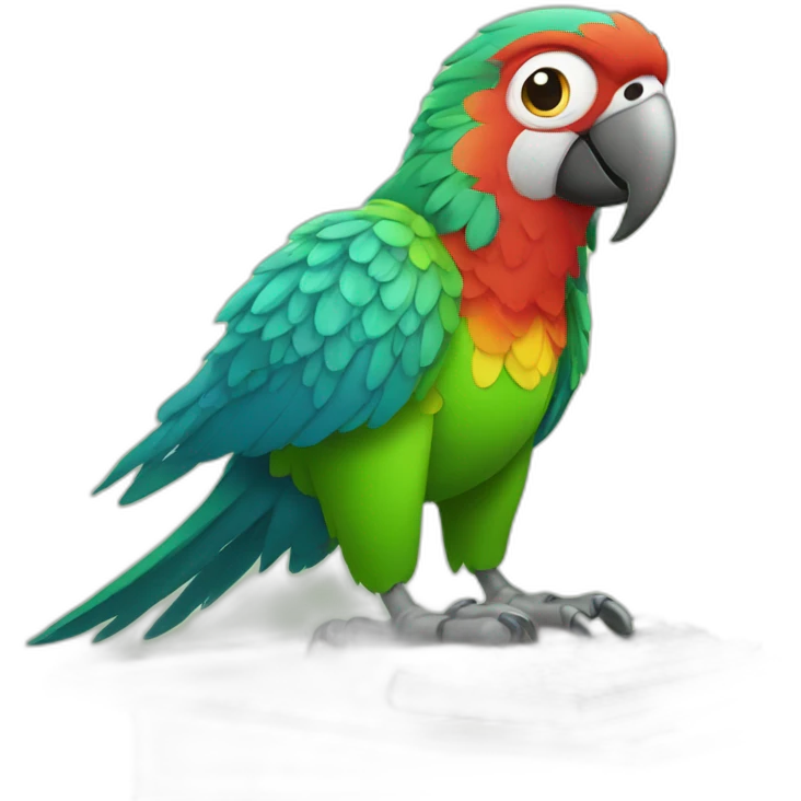 parrot in keyboard emoji