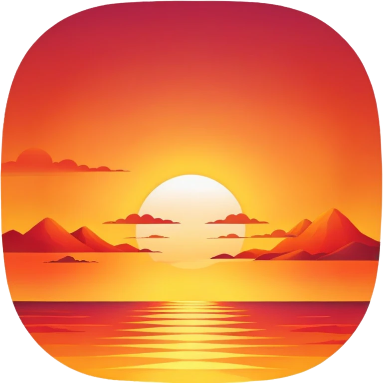Sunset emoji