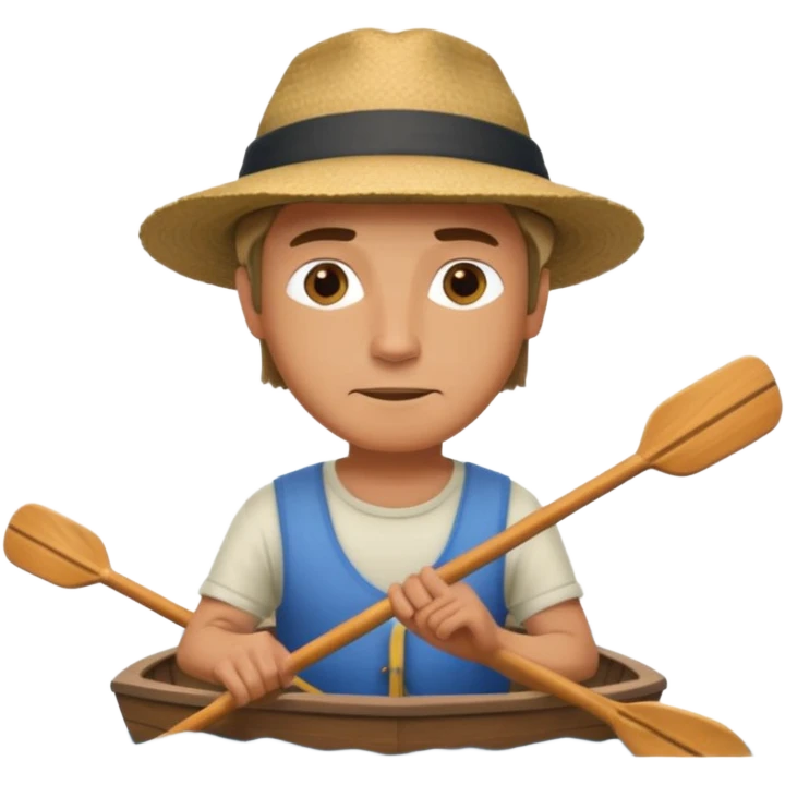 man rowing boat emoji