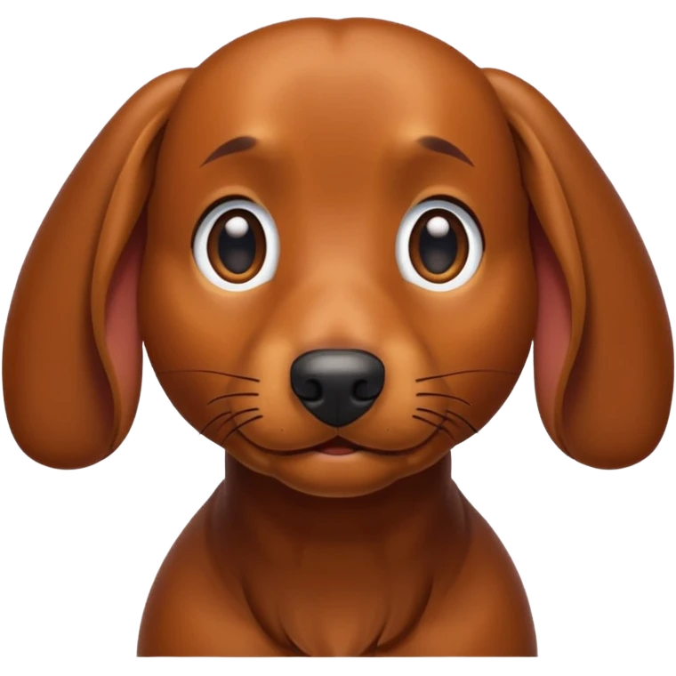 Teckel amoureux  emoji