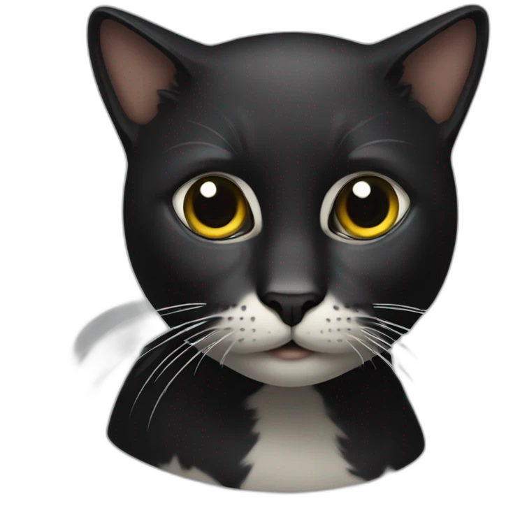 Esqueleto-gato-negro emoji