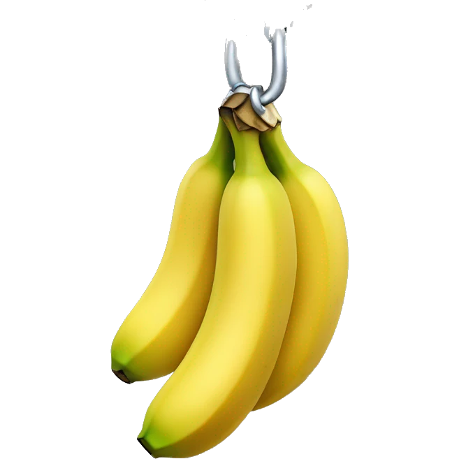 Bananas wrapped in a chain emoji