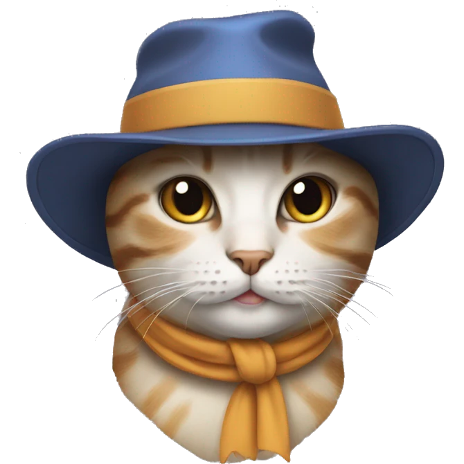 cat with a hat emoji