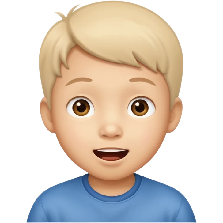 asian kid surprise face emoji