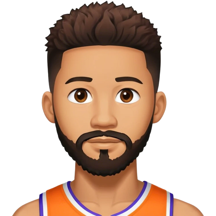devin booker with beard emoji