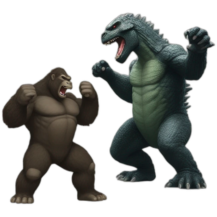 Kong vs godzilla emoji