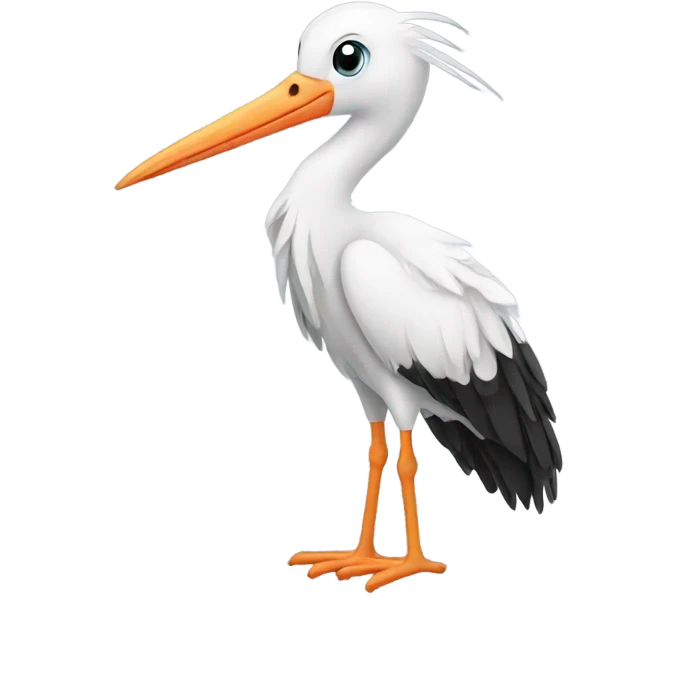Stork emoji