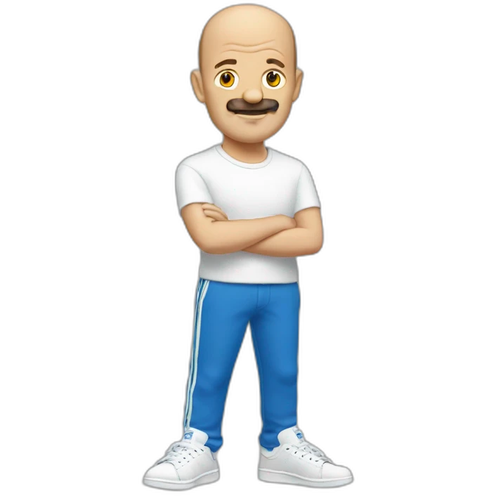 Stan smith bleu emoji