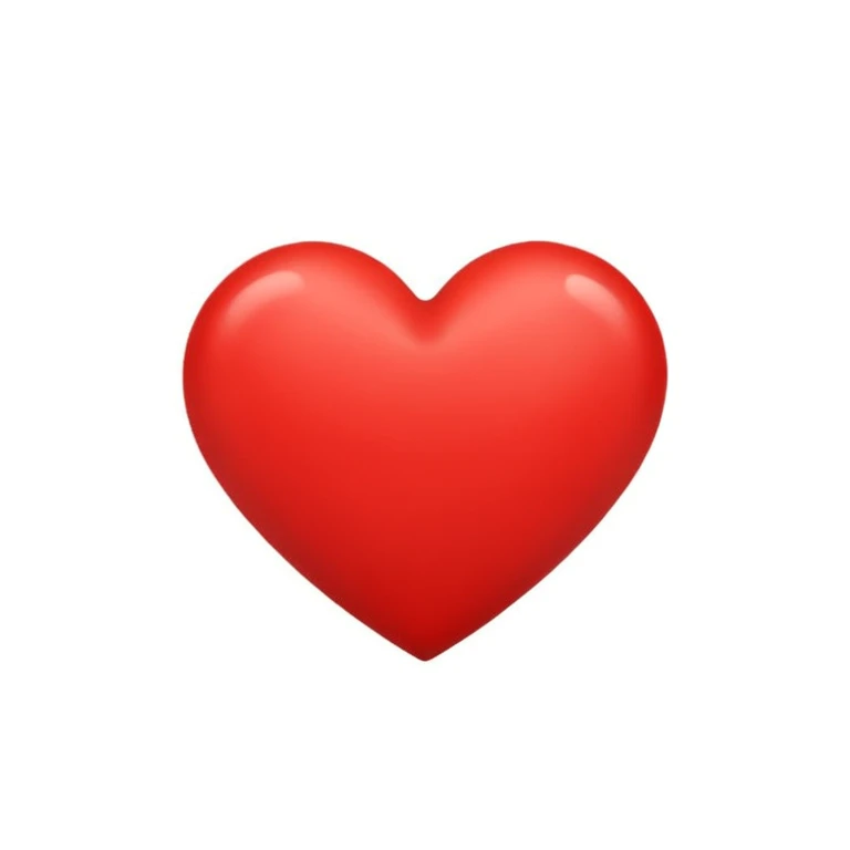 minimalist themed heart emoji