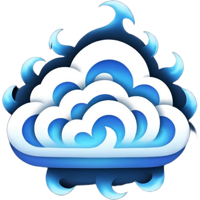 Fuego azul  emoji