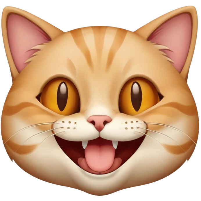 cat holding laugh emoji