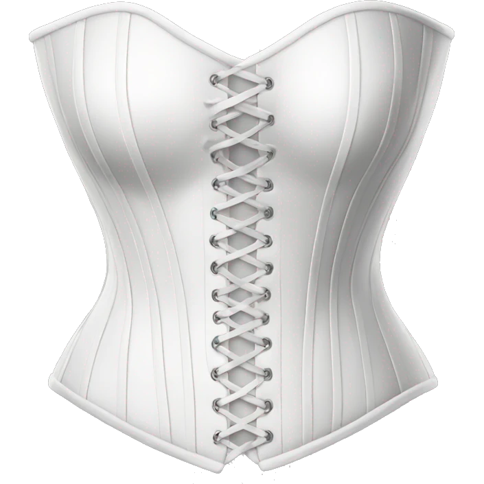 White corset  emoji