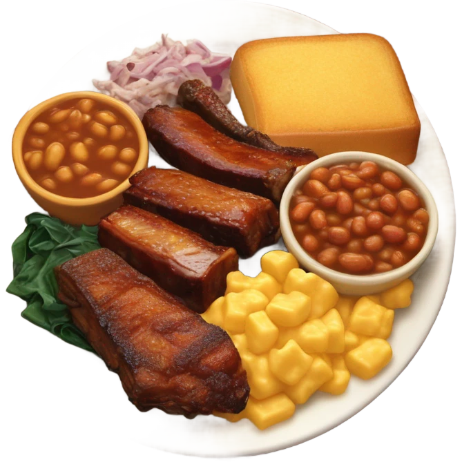 Bbq soul food emoji