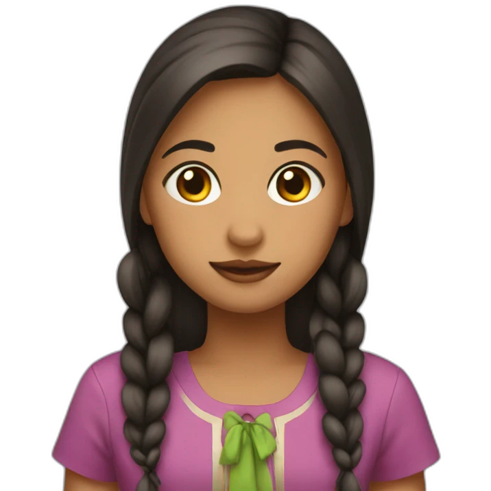 Hija enfadada emoji