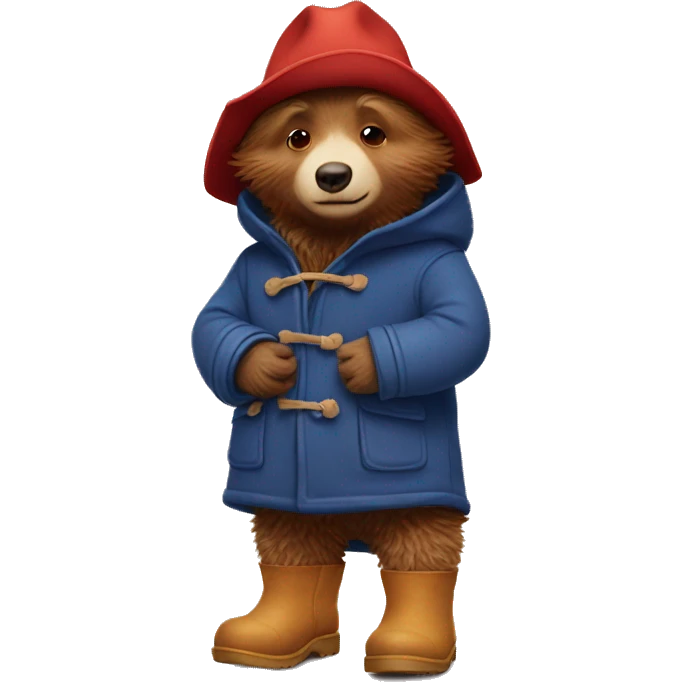 Paddington wearing uggs emoji