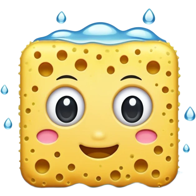 Sponge water  emoji