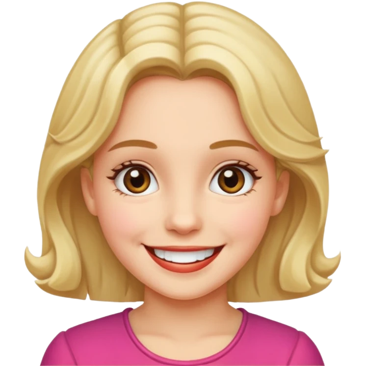 victoria Girl in 1980's emoji