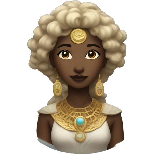 moon goddess emoji
