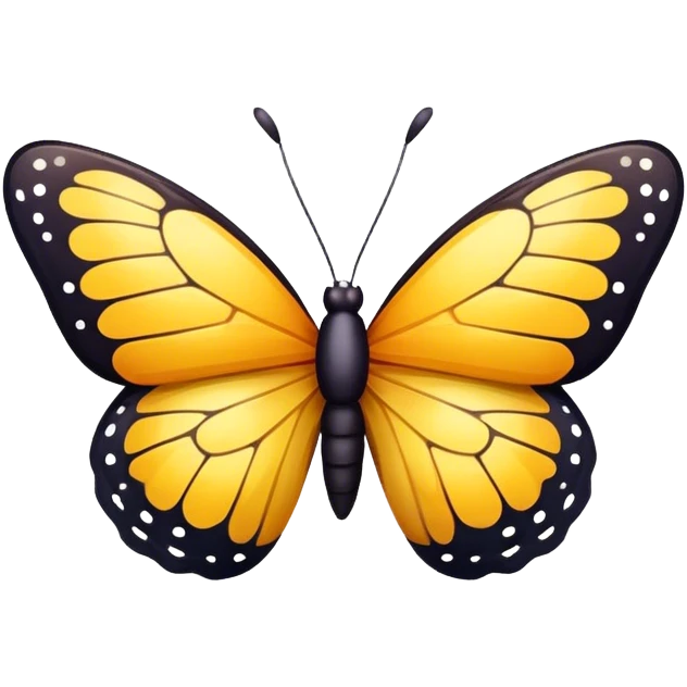 Sign saying butterfly emoji