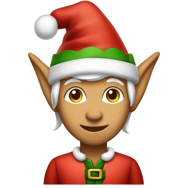 Santas elf emoji
