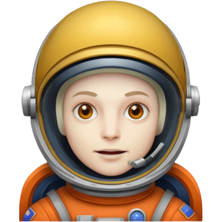 astronaut vampire wearing helmet emoji