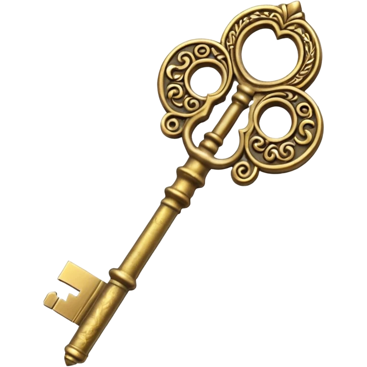 I would like an old gold key, like a magic key to a secret door emoji